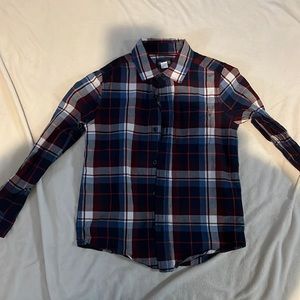 Boys Plaid Dress Shirt
